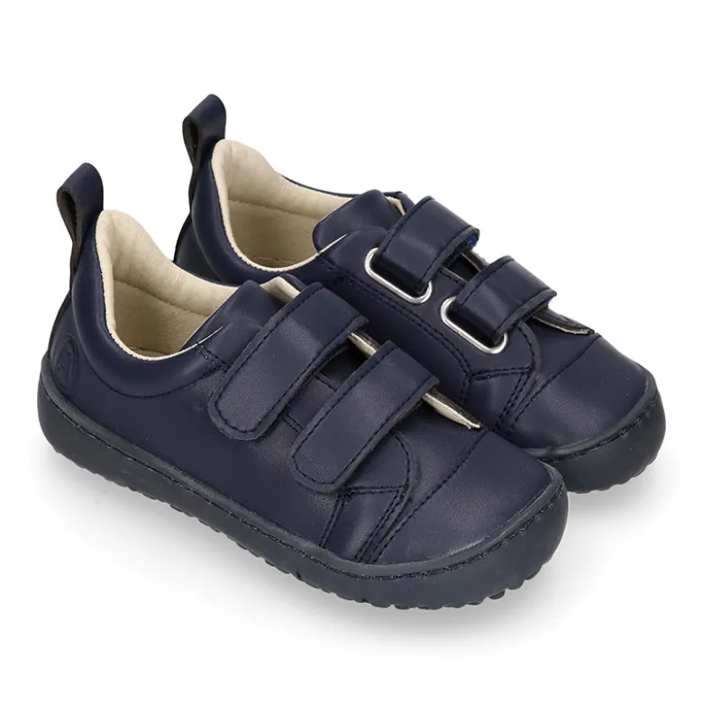 Deportiva niños colegial BAREFOOT Okaa Flex sin cordones.
