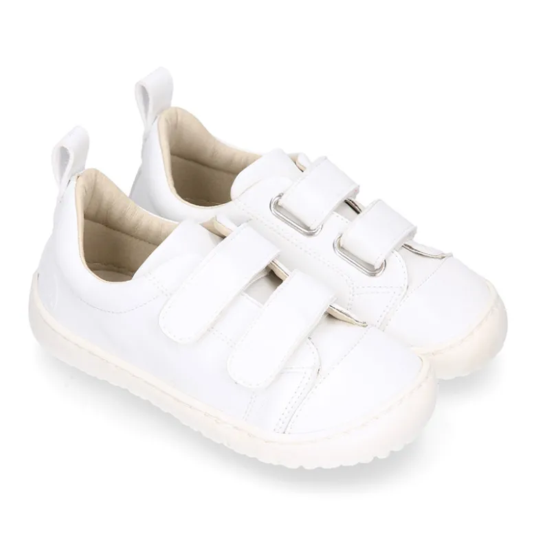 Deportiva niños colegial BAREFOOT Okaa Flex sin cordones.