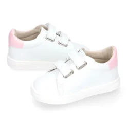 Deportiva niños Okaa Flex rayas laterales de colores. Modelo RESPETUOSO.