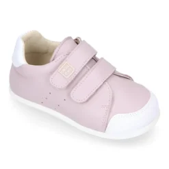 Deportiva niños respetuosa Okaa Flex en piel en colores.