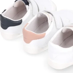 Deportivas Colegiales Blanditos by Crio´s París sin cordones en piel suave