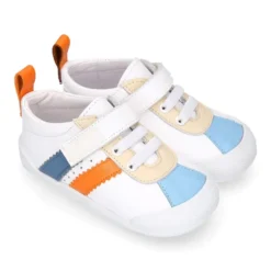 Deportivas Iris Blanditos by Crio´s respetuosas con cordones y cierre adherente