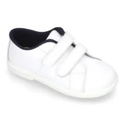 Deportivo niño peques sin cordones en piel lavable.