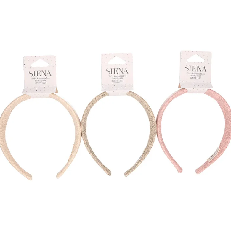 Diadema para el pelo de lino niña para Ceremonia.
