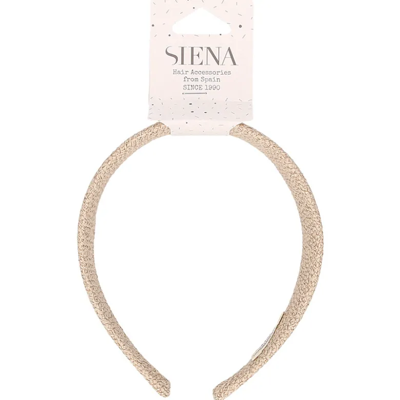 Diadema para el pelo de lino niña para Ceremonia.