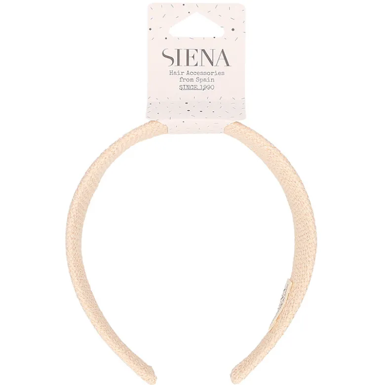 Diadema para el pelo de lino niña para Ceremonia.