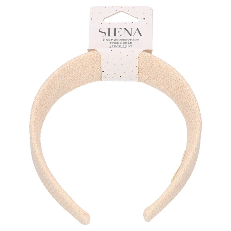 Diadema para el pelo de lino niña para Ceremonia.