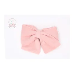 Lazo niña para pelo con pinza pico pato en micro pana en colores Cóndor.