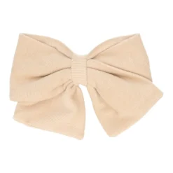 Lazo niña para pelo con pinza pico pato en micro pana en colores Cóndor.
