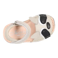 Menorquina niño MAPACHE en piel suave y suela flexible.