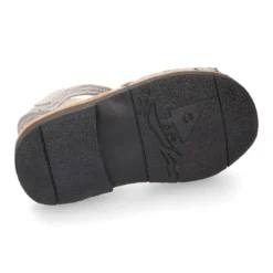 Menorquina niño MAPACHE en piel suave y suela flexible.