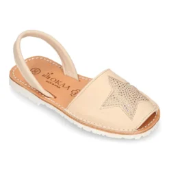 Menorquina Tira con Estrella en Piel EXTRA SUAVE.