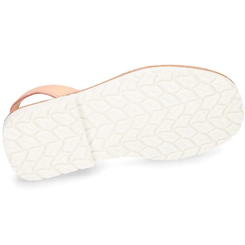 Menorquina tira en piel EXTRA SUAVE con glitter.