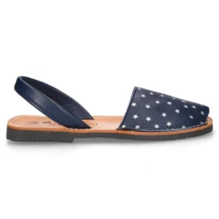Menorquina Tira en piel EXTRA SUAVE con estrellas