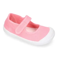 Mercedita BAREFOOT niña sin cordones en lona en color rosa