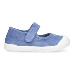 Mercedita BAREFOOT niña sin cordones en lona en color jeans