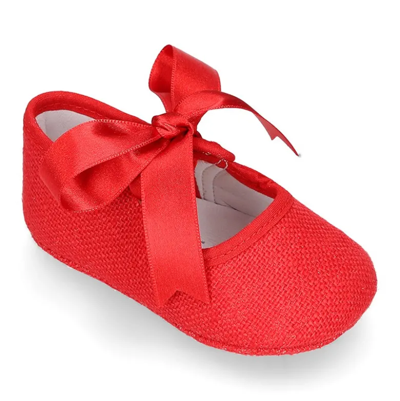 Mercedita bebé niña con lazo tipo angelito en LINO.