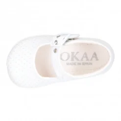 Mercedita bebés lona topitos suela SUPER FLEXIBLE.
