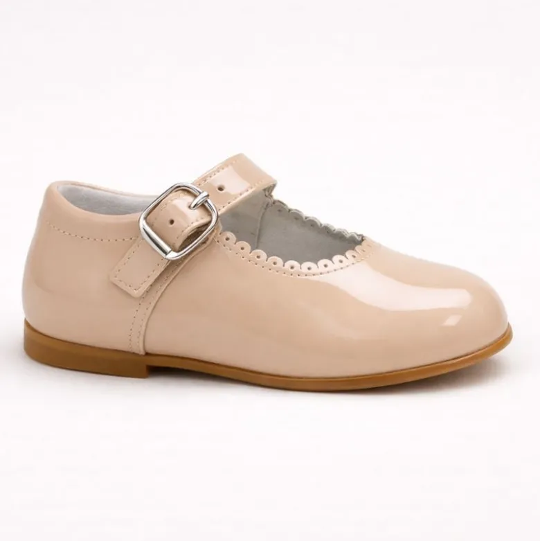 Mercedita de piel charol niña con hebilla – Colección ceremonia