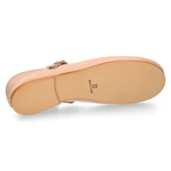 Mercedita en forma de T con hebilla y lazo en PIEL SUAVE.