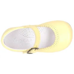 Mercedita escotada MODA con hebilla en piel napa.