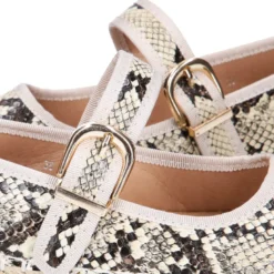 Mercedita mujer tipo alpargata con diseño SNAKE