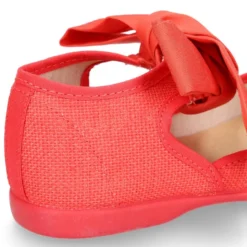 Mercedita niña con LAZO al tobillo en LINO y en colores de moda.