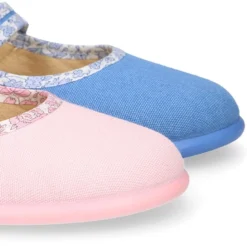 Mercedita niña estilizada en algodón piqué con LIBERTY.
