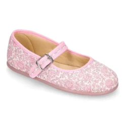 Mercedita niña estilizada en lona algodón LIBERTY.