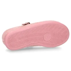 Mercedita niña estilizada en serraje rosa con POMPON.