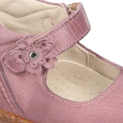 Mercedita niña OKAA ECO sin cordones y puntera en Piel Napa RÚSTICA SUAVE.