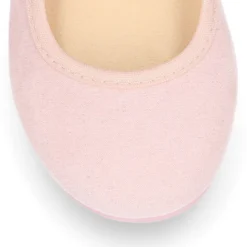 Mercedita niña tipo BALLET con correa y cintas en lona Serratex.