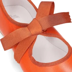 Mercedita o Bailarina Niña tipo Angelito con lazo piel suave en nuevos colores OTOÑALES.