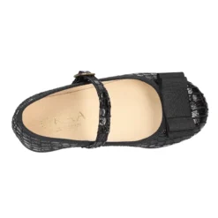 Merceditas hebilla lazo zapatero efecto COCO NEGRO.