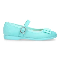 Merceditas hebilla lazo zapatero colores pasteles en Serratex.