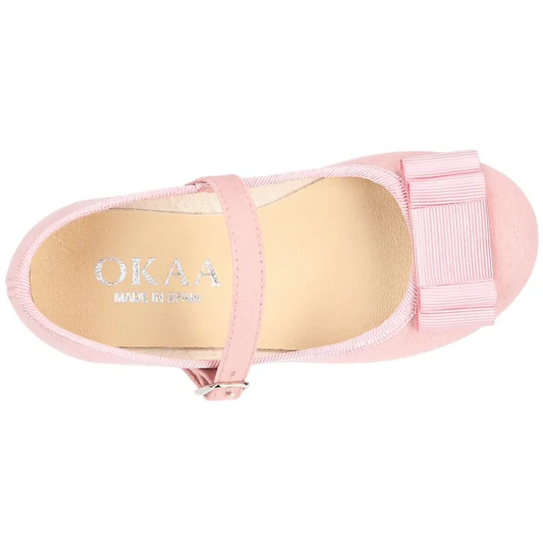 Merceditas hebilla lazo zapatero colores pasteles en Serratex.