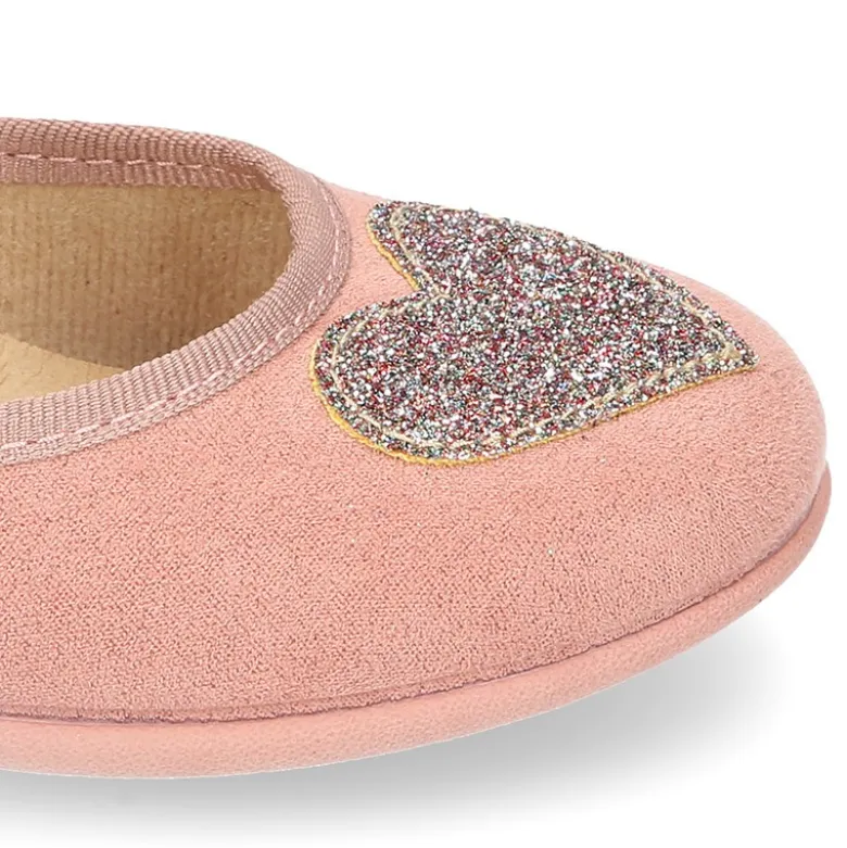 Merceditas OKAA niña en Serratex con CORAZÓN BRILLANTE.