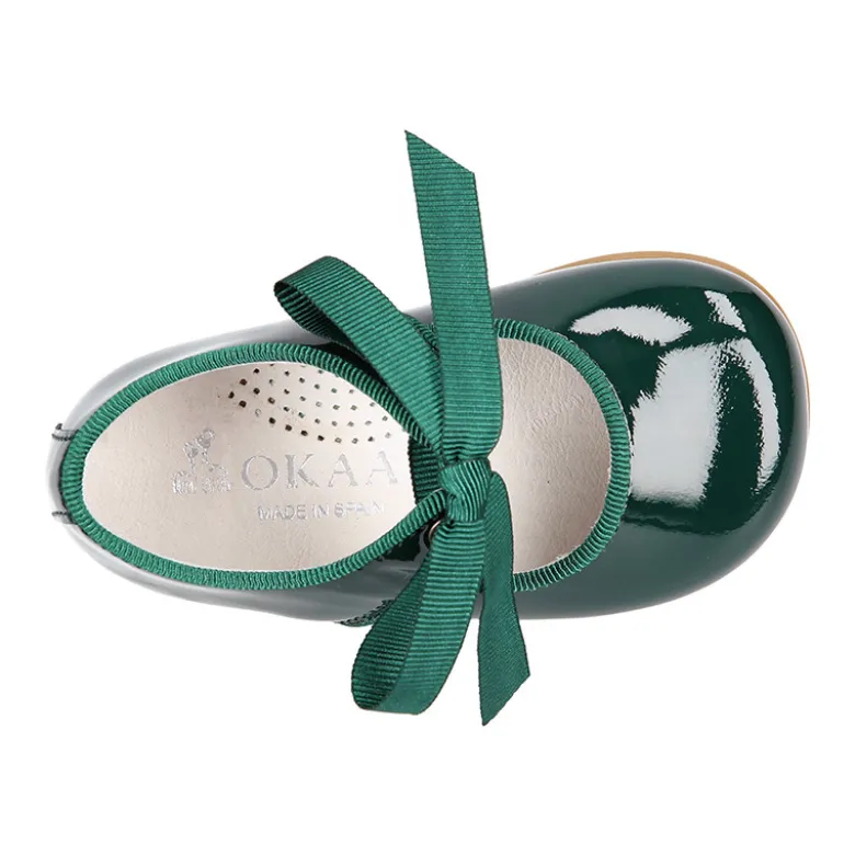 Mercedita tipo Angelito en piel charol para peques.
