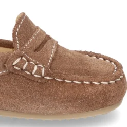 Mocasín Antifaz Peques piso conductor en serraje.