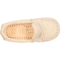 Mocasín Antifaz Peques piso conductor en serraje.