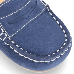 Mocasín Antifaz Peques piso conductor en serraje.