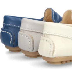 Mocasín con antifaz en piel NAPA SUAVE para peques.