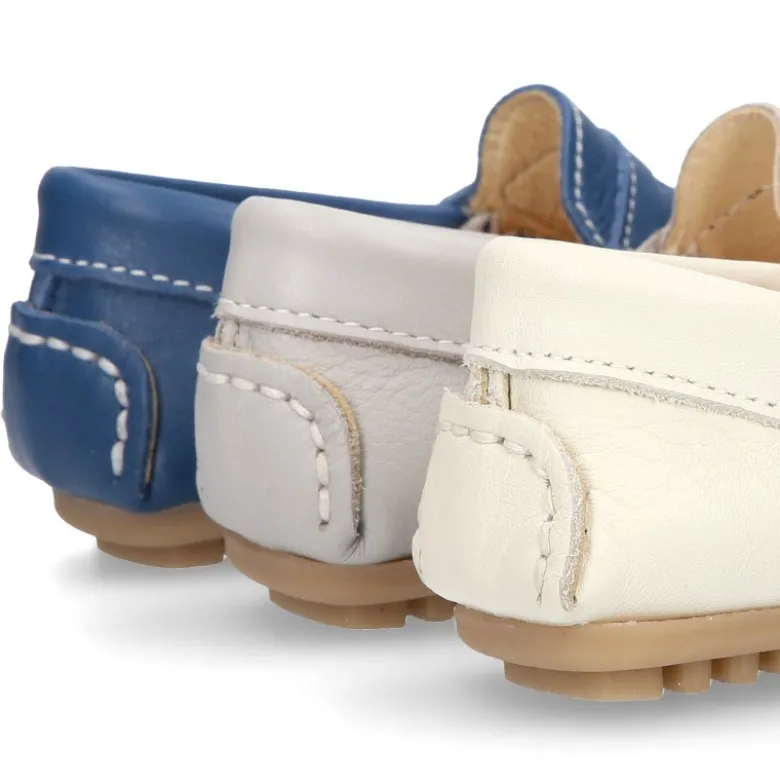 Mocasín con antifaz en piel NAPA SUAVE para peques.