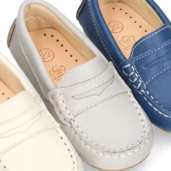 Mocasín con antifaz en piel NAPA SUAVE para peques.