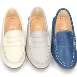 Mocasín con antifaz en piel NAPA SUAVE.