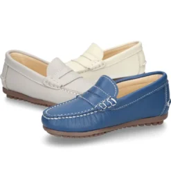 Mocasín con antifaz en piel NAPA SUAVE.