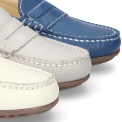 Mocasín con antifaz en piel NAPA SUAVE.