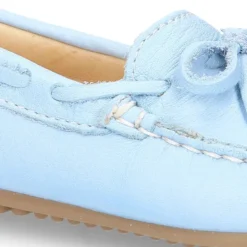 Mocasín con lazos peques en piel EXTRA SUAVE en colores pasteles.