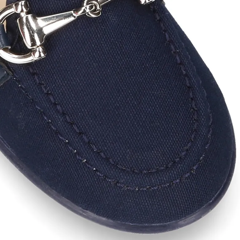 Mocasín Mayores con estribo en lona algodón.