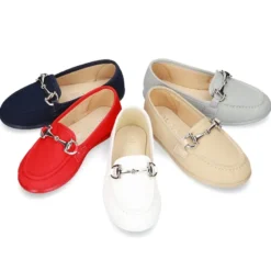 Mocasín Mayores con estribo en lona algodón.